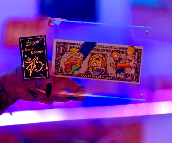 Simpsons Harmonische Turbulenzen - mit 24 Karat Blattgold